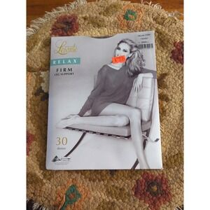 New Levante 30 Denier Relax Firm Leg Support 1 Small Fango Brown Made Italy